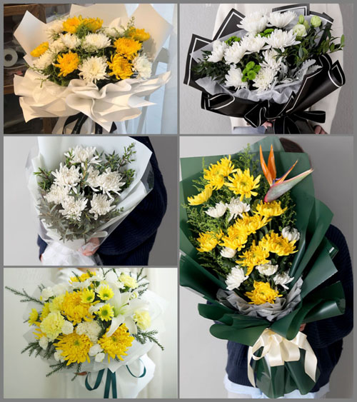 贵州六盘水水城县花嘎乡水井村白事花束代送